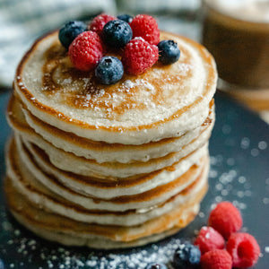 Fluffy Oat Milk Pancakes